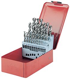 Coffret de 25 forets HSS-G meulés, Diam.1,0-13,0 mm KS TOOLS - 330.2613