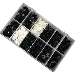 Assortiment d'agreafes de fixaton pour faisceaux de câbles, 340 pcs KSTOOLS - 4200900
