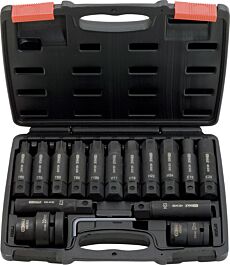 Coffret d'embouts longs à chocs, 15 pièces KS TOOLS - 450.0420