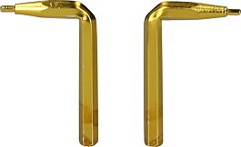 Pointes coudées pour pinces à circlips à double articulation, 1,0mm, 2 pcs KS TOOLS - 500.7018