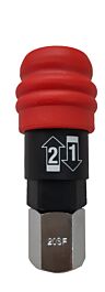 Coupleur rapide fileté femelle 1/4'' - L.41mm KS TOOLS - 515.4453