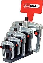 Présentoir d'extracteurs universels à 2 griffes avec blocage - 5 pcs KS TOOLS - 620.1850
