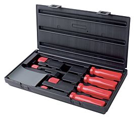 Coffret de 4 grattoirs emmanchés désaxés de 10° KS TOOLS - 907.2230