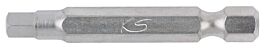Boîte de 5 embouts de vissage 6 pans, L.50 mm - 1/4'' - 7 mm KS TOOLS - 911.2825