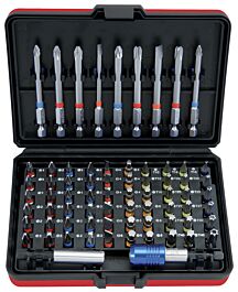 Jeu d'embouts de vissage à code couleur TORSIONpower® 1/4'', 71 pcs KS TOOLS - 918.3070