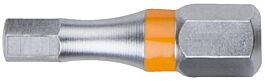 Boite de 5 embouts de vissage à code couleur TORSIONpower®, L. 25 mm - 1/4'' - 6 pans, 4 mm KS TOOLS - 918.3411