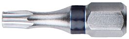 Boite de 5 embouts de vissage à code couleur TORSIONpower®, L. 25 mm - 1/4'' - TORX® percé, T27 KS TOOLS - 918.3626