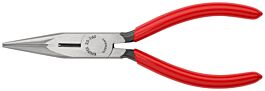 Pince a bec 1/2 rond 160mm av. tranchant KNIPEX - 25 01 160