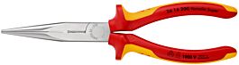 Pince demi-ronde avec tranchant 200mm chrome 1000v - KNIPEX - 26 16 200 SB