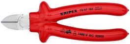 Pince coupante cote 180mm chrome 1000v KNIPEX - 70 07 180