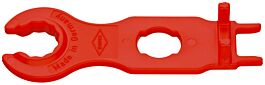 Lot de 2 clés de montage 115mm pour connecteurs solaires MC4 (Multi-Contact) KNIPEX - 9749662