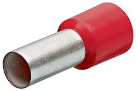 Embouts de câbles isolés rouge 1,0mm² - AWG 17 - longueur 14mm - 200 pièces KNIPEX - 9799332