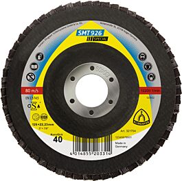 10 Plateaux à lamelles TE SPECIAL SMT926 CS461X 40 N GEW 125X22,23 KLINGSPOR - 321704