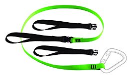 Longe avec 1 boucle +3 connect. debrochables 1,22 m maxi 1kg LEVAC - 3800RTLS2