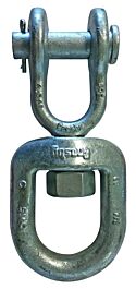 Émerillon a chape 1/4 cmu 390 kg acier forgé galva LEVAC - 5173A