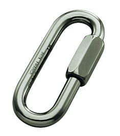 Maillon rapide g.o. d.9 mm inox rupture 6250 kg LEVAC - 5191GI