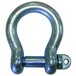 Manille lyre standard d.8 mm zinguée cmu 200 kg LEVAC - 5250DG