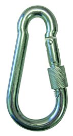 Mousqueton poire d.8x80 mm a vis zingué (par 10 pces) LEVAC - 5264EV