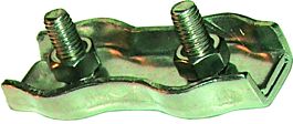 Serre-câble plat inox d.10 mm 2 boulons LEVAC - 5287G