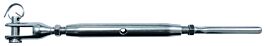Ridoir inox m.20 mm 1 chape + 1 embout a sertir câble d.10 mm LEVAC - 5296H