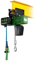 Palan électrique chaîne libre 250 kg 1 brin vitesse 5 m/mn levée 3 m RWM - 6053B5CS