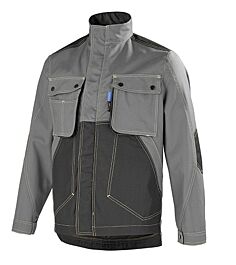 BLOUSON CRAFT WORKER GRIS CONVOY / NOIR ARTISAN BTP CEPOVETT - 20-9250-9883-325