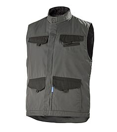 GILET MATELASSE FACITY GRIS CHARCOAL / NOIR INDUSTRIE CEPOVETT - 20-9879-9066-657