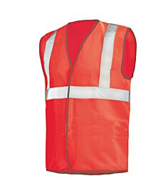 GILET BAUDRIER HV ROUGE FLUO HAUTE VISIBILITE CEPOVETT - 22-9920-800