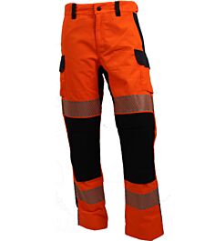 PANTALON FLUO ADVANCED ORANGE FLUO / CHARCOAL HAUTE VISIBILITE CEPOVETT - 22-9B30-8795-ET76-2227