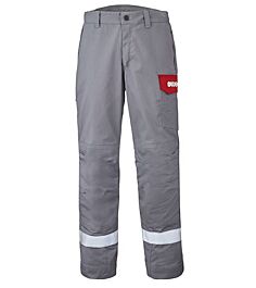 PANTALON ATEX KOLOR 320 XP OLCA GRIS ACIER / ROUGE EMPIRE MULTIRISQUES CEPOVETT - 22-9B80-3004-882