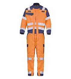 COMBINAISON 2 ZIP ATEX HV 300 XP CONDOR ORANGE FLUO / MARINE CEPOVETT - 22-9J72-8505-404