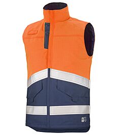 GILET HV INTERIEUR ACCESS ORANGE FLUO/NAVY MULTIRISQUES CEPOVETT - 22-9M91-9919-1801