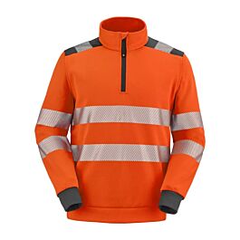 SWEAT JACKHAMMER ORANGE FLUO / GRIS CHARCOAL - CEPOVETT - 22-9S10-2227