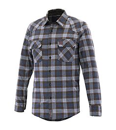 CHEMISE JOSEPHINE CARREAUX BLEU / MARRON WORKWEAR LAFONT - LA-BPEGEN-7026