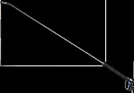 Lance de soufflage gros débit 2,24m - grande force de soufflage LACME - 311520