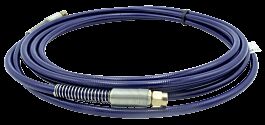 Tuyau produit airless haute pression pu renforcé ø intérieur 1/4