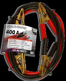 Câble de démarrage 400 a. 3 m - 25 mm² - cca.câble robuste et pinces type bronze LACME - 520952