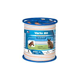 Ruban vario 20 mm 6 Conducteurs Bobine 200 m - blanc - LACME - 634500