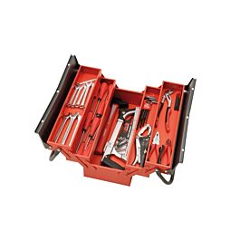 CAISSE A OUTILS 5 CASES 450MM GARNIE 40PCS MOB - 9501040101