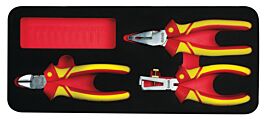 Module mousse 3 pinces isolées 1000V - MOB OUTILLAGE - 9823003001