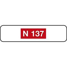 Panonceau d'identification 900x250 M10a cl2 - NADIA SIGNALISATION - PNC900250E2M10a