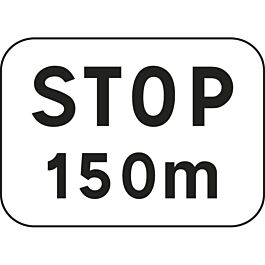 Panonceau rectangulaire STOP 1000x300 Ecolign M5 cl1 - NADIA SIGNALISATION - PNC1X0,3E1M5