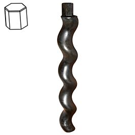 Rotor pompe MIXER 2L8 tête hexagonale 51,5 x 59 - EUROMAIR - MI7009500100