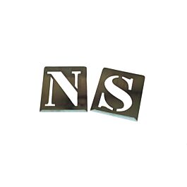 Jeu de pochoirs alphabet A à Z de 20 mm - NESPOLI - 39980 20