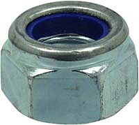 Sachet 50 ecrous hexagonal autofreine z blanc din 985 diam 8 - 2669750