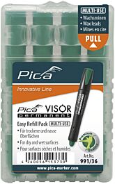 Etui de 4 mines pica visor permanent fluo - vert PICA - 99136