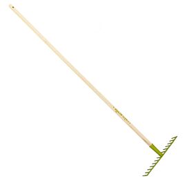 RATEAU SOUDE 14 DENTS DROITES EMMANCHÉ 1.50 M PEFC 100 % NAT/KIWI PERRIN - 505007