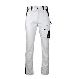 Pantalon multipoches stretch  CRISTALLIN BLANC GRIS NUIT - LMA LEBEURRE - 1900