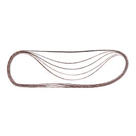 5 Bandes abrasives Makita 6x533 mm pour bois métal (qualité supérieure)-P43206-Grain 80