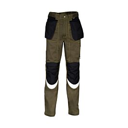 Pantalon BRICKLAYER taupe ssw - Jambes longues - COFRA - V015-0-03